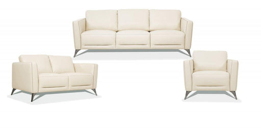 Malaga Cream Leather Sofa - Imperial Furniture (Las Vegas, NV) - Multi Location