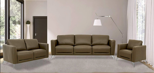 Malaga Taupe Leather Sofa - Imperial Furniture (Las Vegas, NV) - Multi Location