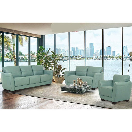 Valeria Watery Leather 3-Piece Living Room Set - Imperial Furniture (Las Vegas, NV) - Multi Location