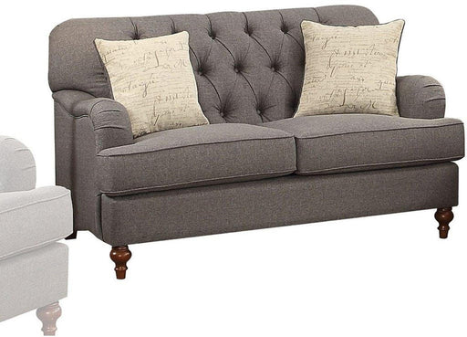 Acme Furniture Alianza Loveseat in Dark Gray 53691 - Imperial Furniture (Las Vegas, NV) - Multi Location