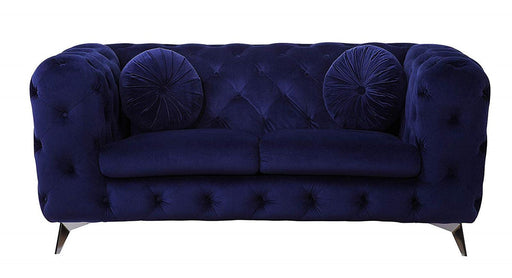 Acme Furniture Atronia Loveseat in Blue 54901 - Imperial Furniture (Las Vegas, NV) - Multi Location