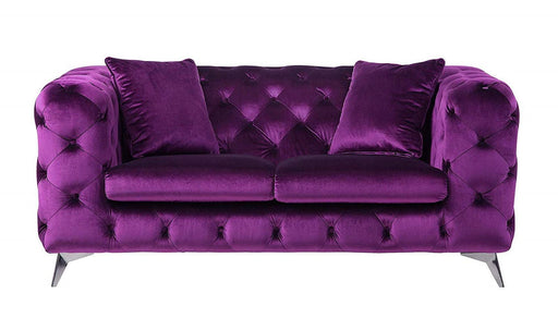 Acme Furniture Atronia Loveseat in Purple 54906 - Imperial Furniture (Las Vegas, NV) - Multi Location