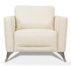 Acme Furniture Malaga Chair in Cream 55007 - Imperial Furniture (Las Vegas, NV) - Multi Location