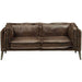 Acme Furniture Porchester Loveseat in Distress Chocolate 52481 - Imperial Furniture (Las Vegas, NV) - Multi Location