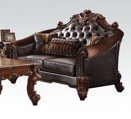 Acme Vendome Loveseat in Cherry 53131 - Imperial Furniture (Las Vegas, NV) - Multi Location