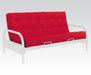 Acme 8" Full Futon Mattress in Red/Black 02812 - Imperial Furniture (Las Vegas, NV) - Multi Location