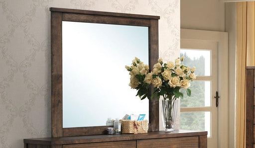 Acme Merrilee Landscape Mirror in Oak 21684 - Imperial Furniture (Las Vegas, NV) - Multi Location