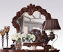Acme Vendome Landscape Mirror with Intricate Details in Cherry 22004 - Imperial Furniture (Las Vegas, NV) - Multi Location