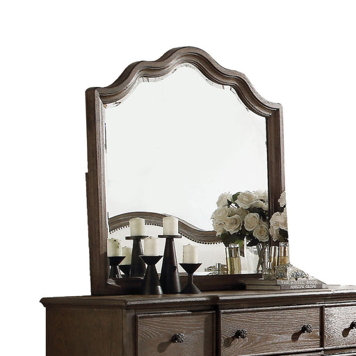 Baudouin Weathered Oak Mirror - Imperial Furniture (Las Vegas, NV) - Multi Location