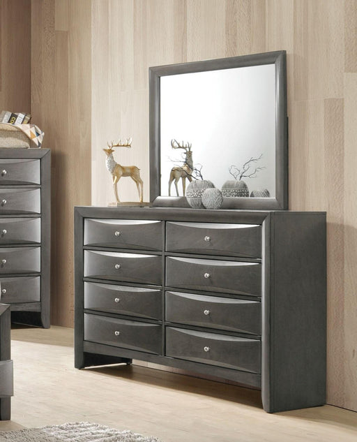 Ireland Gray Oak Mirror - Imperial Furniture (Las Vegas, NV) - Multi Location
