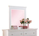 Lacey White Mirror - Imperial Furniture (Las Vegas, NV) - Multi Location