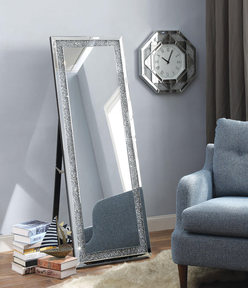 Noralie Mirrored & Faux Diamonds Accent Mirror (Floor) - Imperial Furniture (Las Vegas, NV) - Multi Location