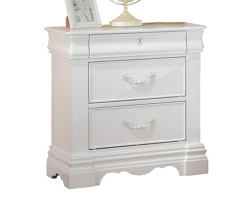 ACME Estrella Youth Nightstand in White 30243 - Imperial Furniture (Las Vegas, NV) - Multi Location