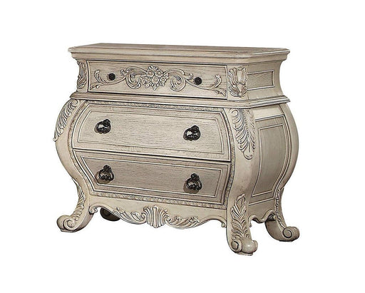 Acme Ragenardus Nightstand in Antique White 27013 - Imperial Furniture (Las Vegas, NV) - Multi Location