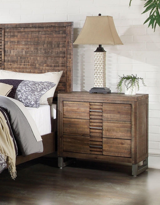 Andria Reclaimed Oak Nightstand - Imperial Furniture (Las Vegas, NV) - Multi Location