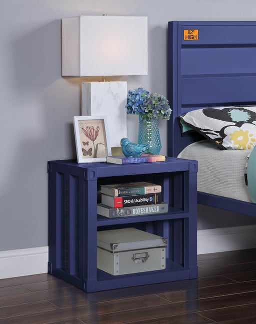Cargo Blue Nightstand (USB) - Imperial Furniture (Las Vegas, NV) - Multi Location