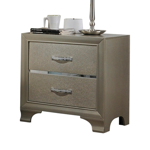 Carine Champagne Nightstand - Imperial Furniture (Las Vegas, NV) - Multi Location
