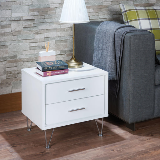 Deoss White Accent Table - Imperial Furniture (Las Vegas, NV) - Multi Location