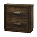 Elettra Rustic Walnut Nightstand - Imperial Furniture (Las Vegas, NV) - Multi Location
