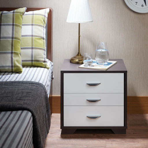Eloy White & Black Accent Table - Imperial Furniture (Las Vegas, NV) - Multi Location