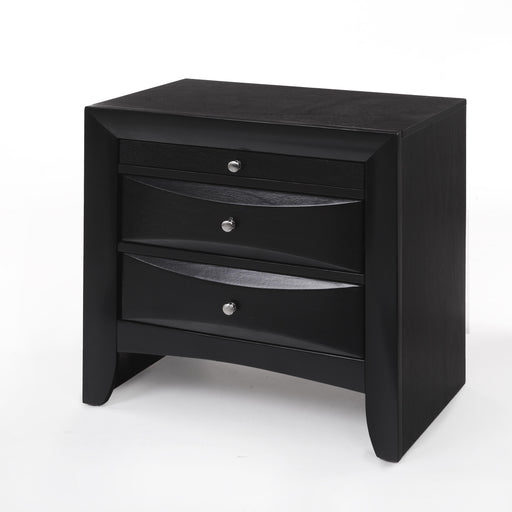 Ireland Black Nightstand - Imperial Furniture (Las Vegas, NV) - Multi Location