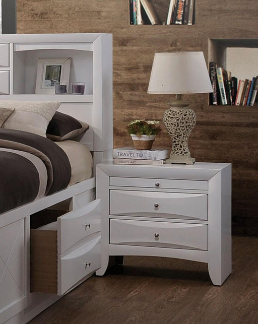 Ireland White Nightstand - Imperial Furniture (Las Vegas, NV) - Multi Location