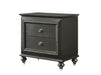 Kaitlyn Metallic Gray Nightstand - Imperial Furniture (Las Vegas, NV) - Multi Location