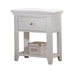 Lacey White Nightstand (1 DRAWER) - Imperial Furniture (Las Vegas, NV) - Multi Location