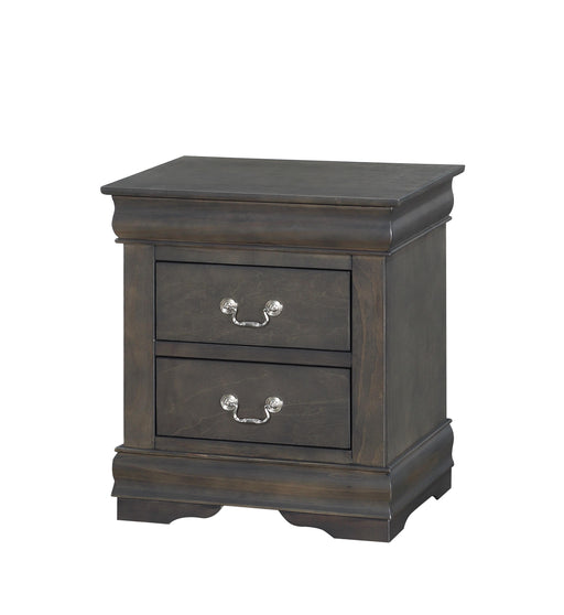 Louis Philippe Dark Gray Nightstand - Imperial Furniture (Las Vegas, NV) - Multi Location