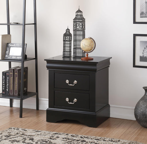 Louis Philippe III Black Nightstand - Imperial Furniture (Las Vegas, NV) - Multi Location