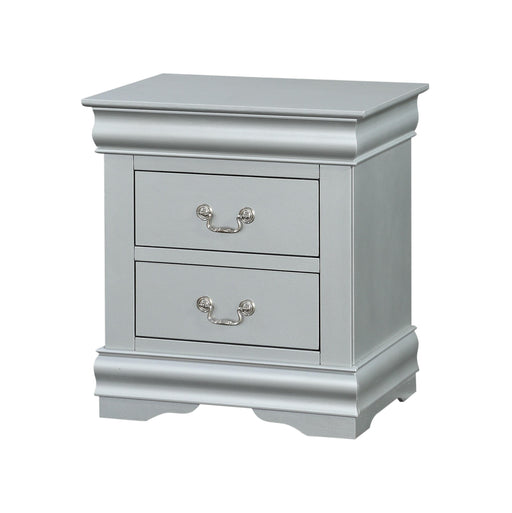 Louis Philippe Platinum Nightstand - Imperial Furniture (Las Vegas, NV) - Multi Location