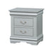 Louis Philippe Platinum Nightstand - Imperial Furniture (Las Vegas, NV) - Multi Location