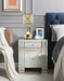 Maisha Mirrored & Faux Crystals Accent Table - Imperial Furniture (Las Vegas, NV) - Multi Location