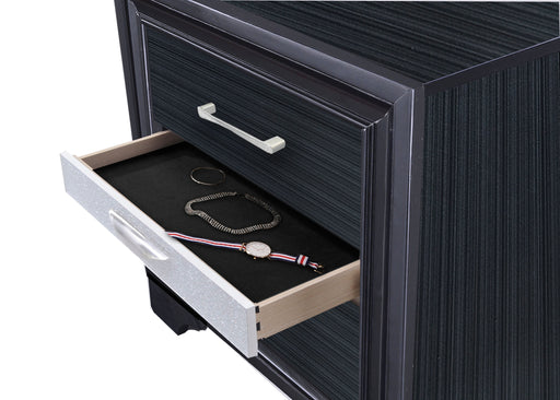 Naima Black Nightstand - Imperial Furniture (Las Vegas, NV) - Multi Location