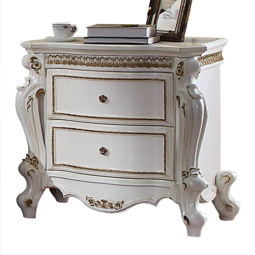 Picardy Antique Pearl Nightstand - Imperial Furniture (Las Vegas, NV) - Multi Location