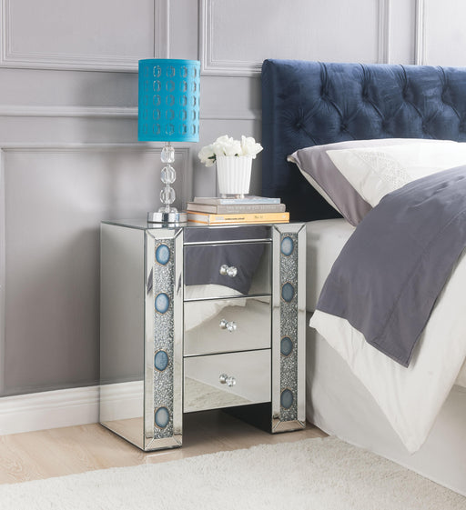 Sonia Mirrored & Faux Agate Accent Table - Imperial Furniture (Las Vegas, NV) - Multi Location