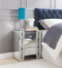 Sonia Mirrored & Faux Agate Accent Table - Imperial Furniture (Las Vegas, NV) - Multi Location