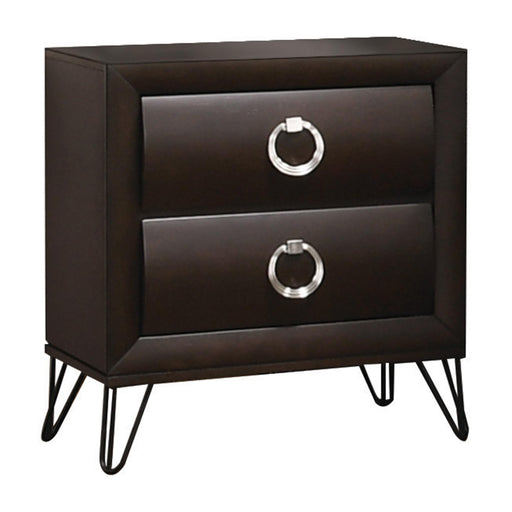 Tablita Dark Merlot Nightstand - Imperial Furniture (Las Vegas, NV) - Multi Location