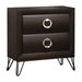 Tablita Dark Merlot Nightstand - Imperial Furniture (Las Vegas, NV) - Multi Location
