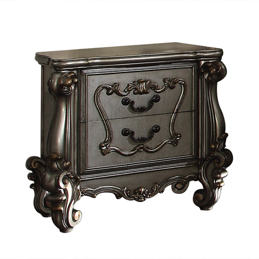 Versailles Antique Platinum Nightstand - Imperial Furniture (Las Vegas, NV) - Multi Location