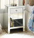 Noralie Mirrored & Faux Diamonds Accent Table - Imperial Furniture (Las Vegas, NV) - Multi Location