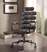 Calan Vintage Black Top Grain Leather Office Chair - Imperial Furniture (Las Vegas, NV) - Multi Location