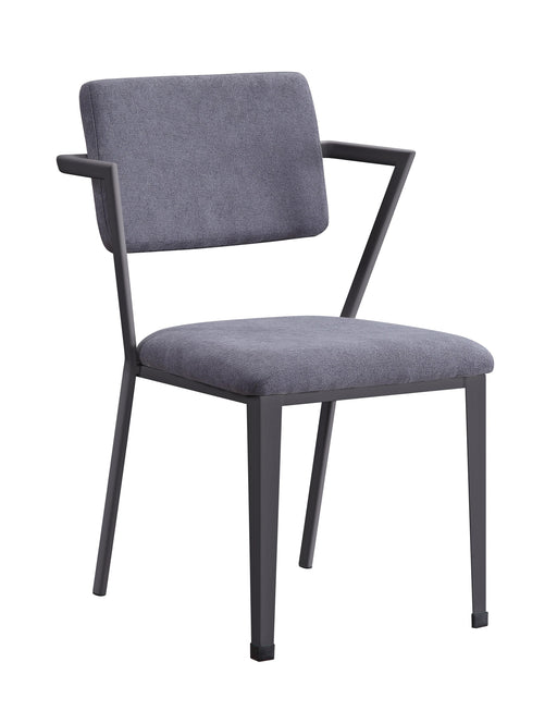 Cargo Gray Fabric & Gunmetal Chair - Imperial Furniture (Las Vegas, NV) - Multi Location