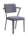 Cargo Gray Fabric & Gunmetal Chair - Imperial Furniture (Las Vegas, NV) - Multi Location