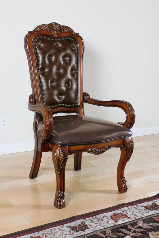 Dresden PU & Cherry Oak Office Chair - Imperial Furniture (Las Vegas, NV) - Multi Location