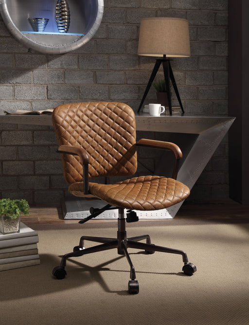 Josi Coffee Top Grain Leather Office Chair - Imperial Furniture (Las Vegas, NV) - Multi Location