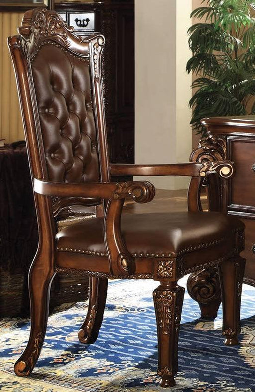 Acme Vendome Office Arm Chair in Cherry 92126 - Imperial Furniture (Las Vegas, NV) - Multi Location