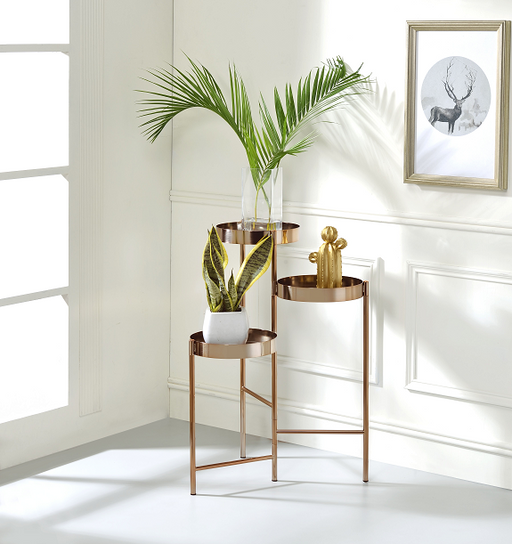 Namid Gold Plant Stand - Imperial Furniture (Las Vegas, NV) - Multi Location