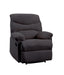 Arcadia Black Woven Fabric Recliner (Motion) - Imperial Furniture (Las Vegas, NV) - Multi Location
