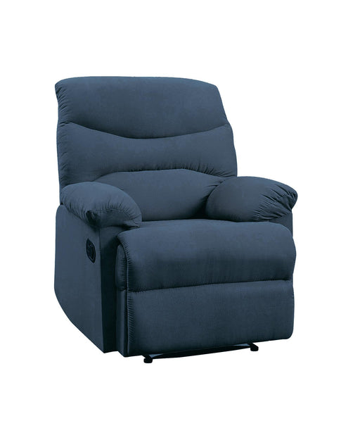 Arcadia Blue Woven Fabric Recliner (Motion) - Imperial Furniture (Las Vegas, NV) - Multi Location